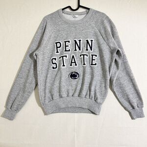 Vintage 90s Penn State Crewneck Men’s Medium Grey Made in USA